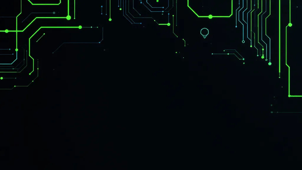 Decorative circuit board background pattern